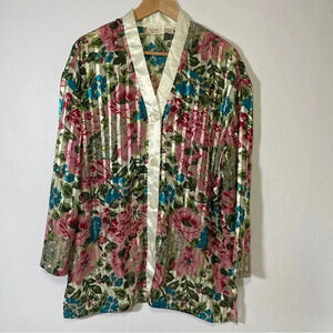 Victoria’s Secret‎ Vintage Gold Label Floral Sleep Shirt Large
